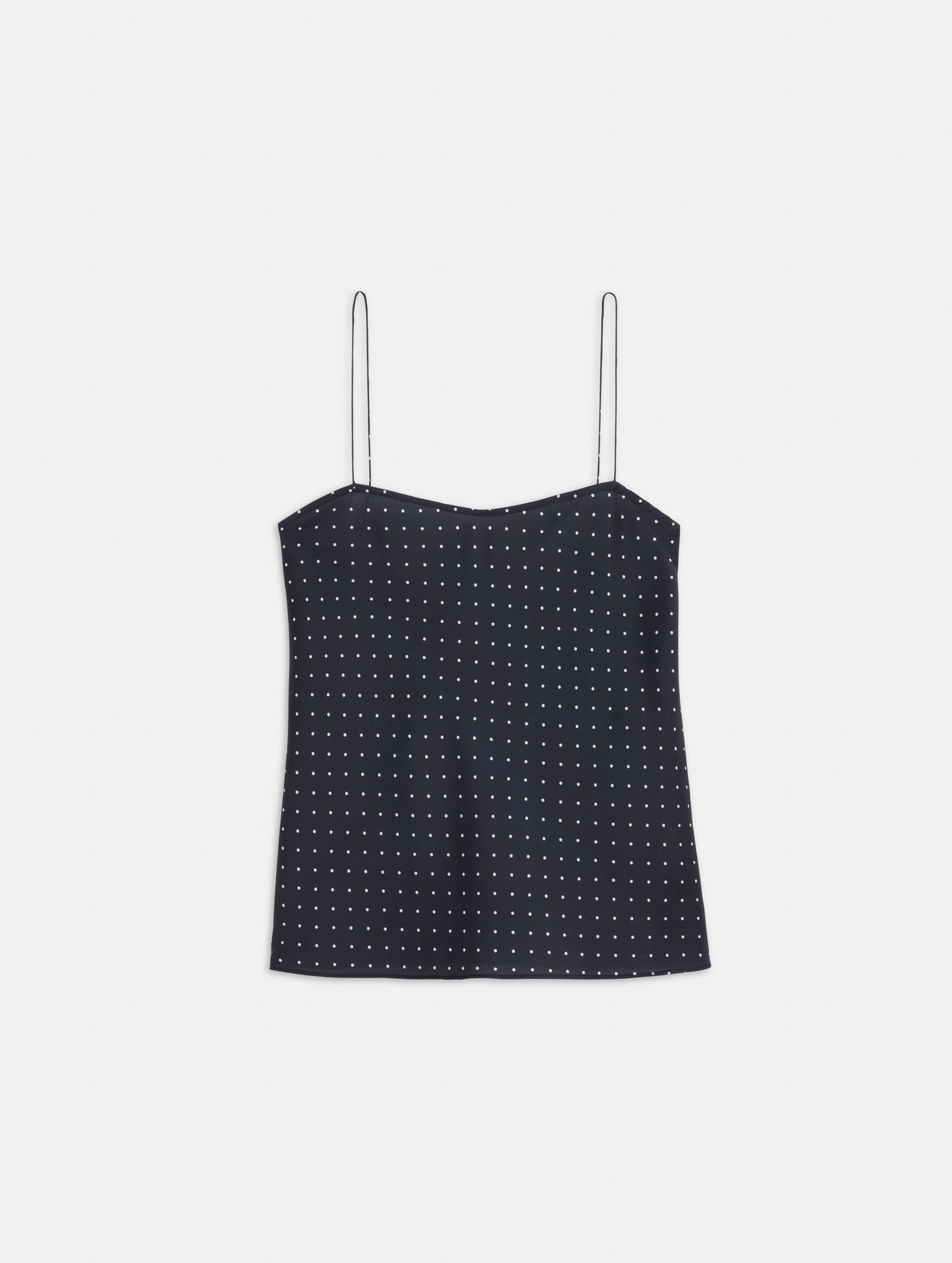 Amelia Polka Dot Top In Silk