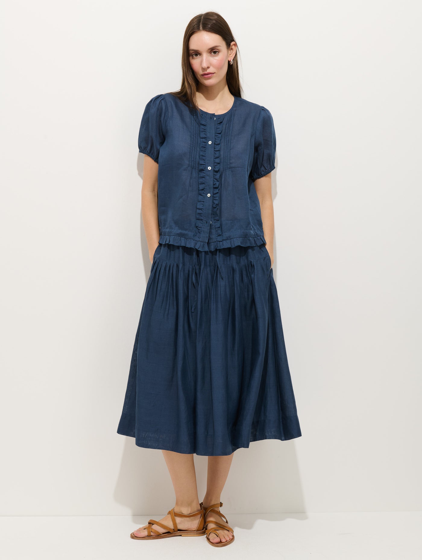 Brittany Top In Ramie