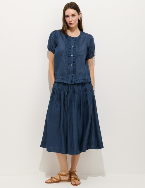Brittany Skirt In Ramie
