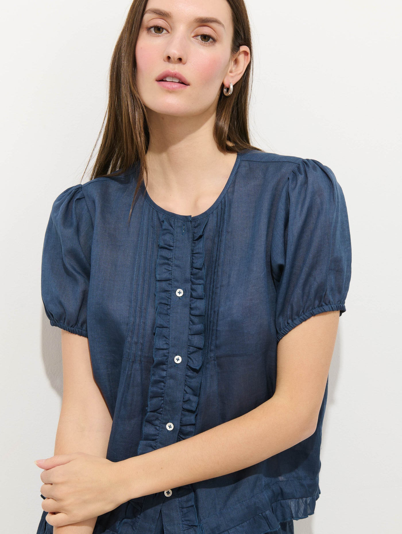 Brittany Top In Ramie