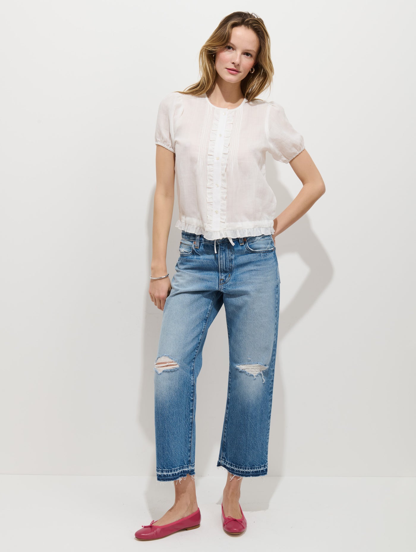 Brittany Top In Ramie