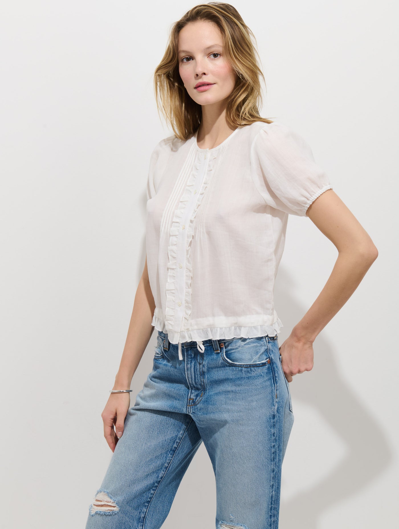 Brittany Top In Ramie