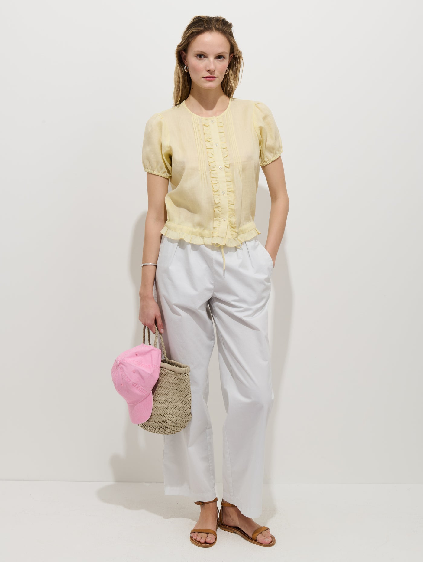 Brittany Top In Ramie