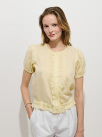 Brittany Top In Ramie