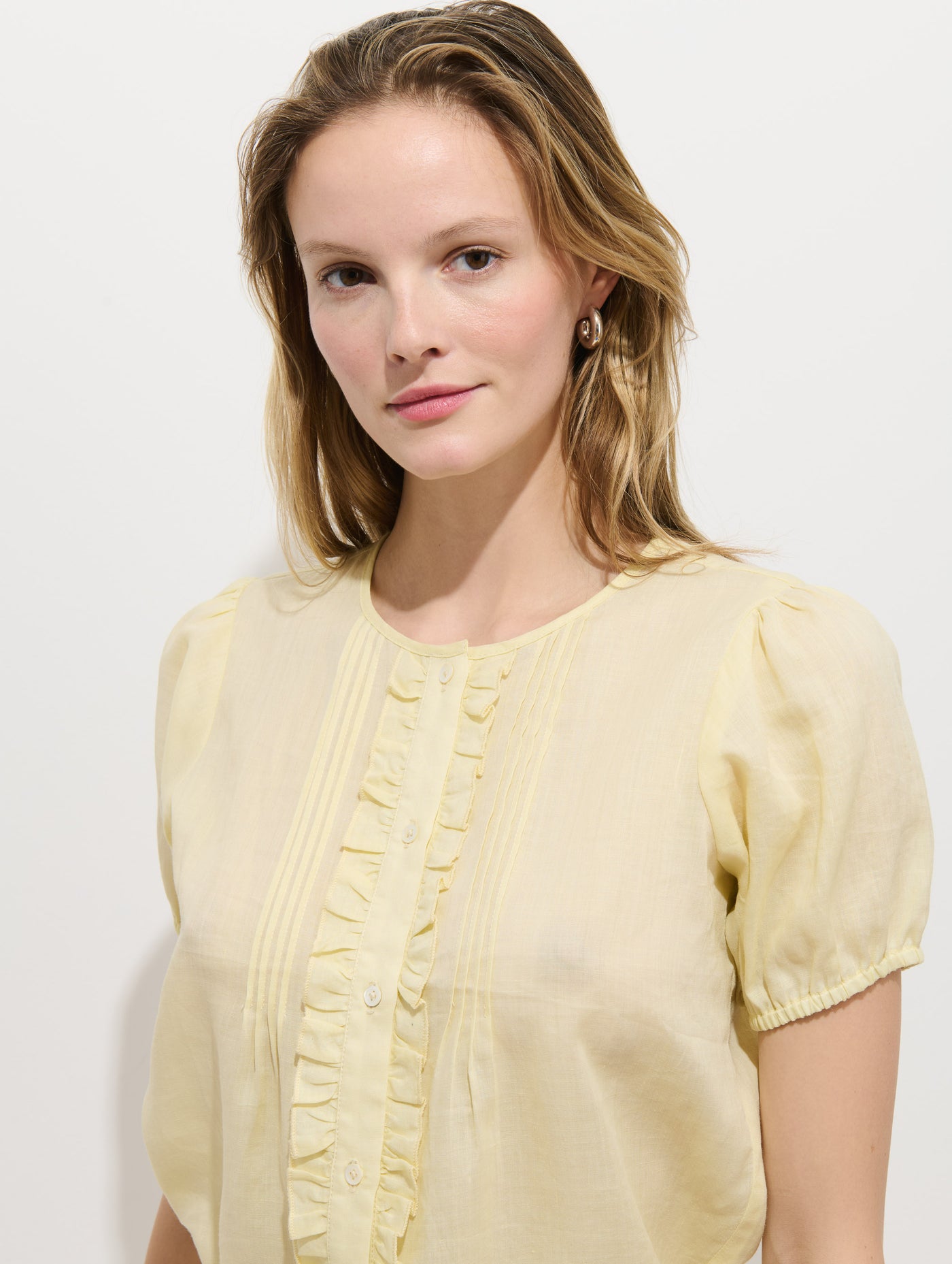 Brittany Top In Ramie