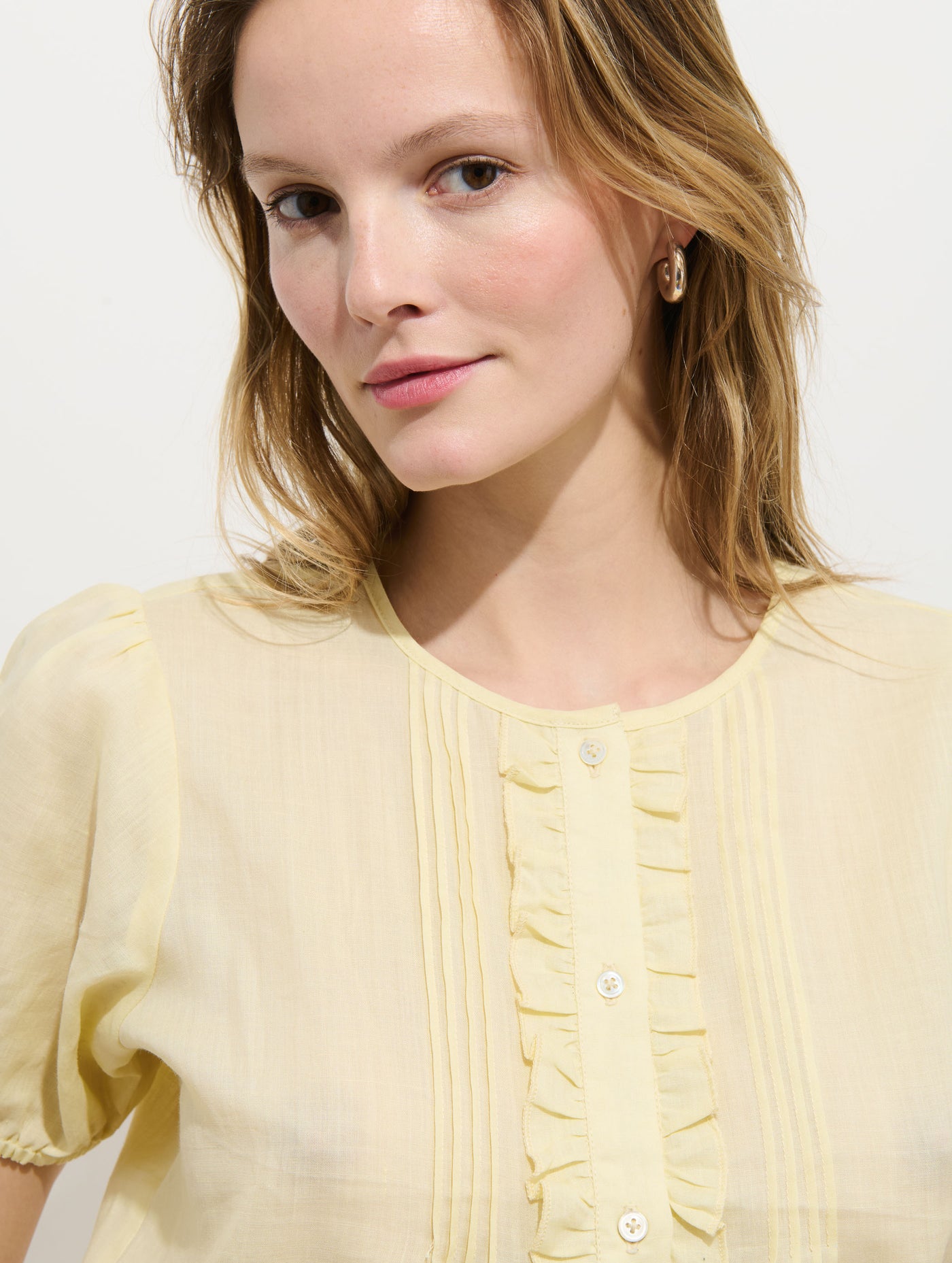Brittany Top In Ramie