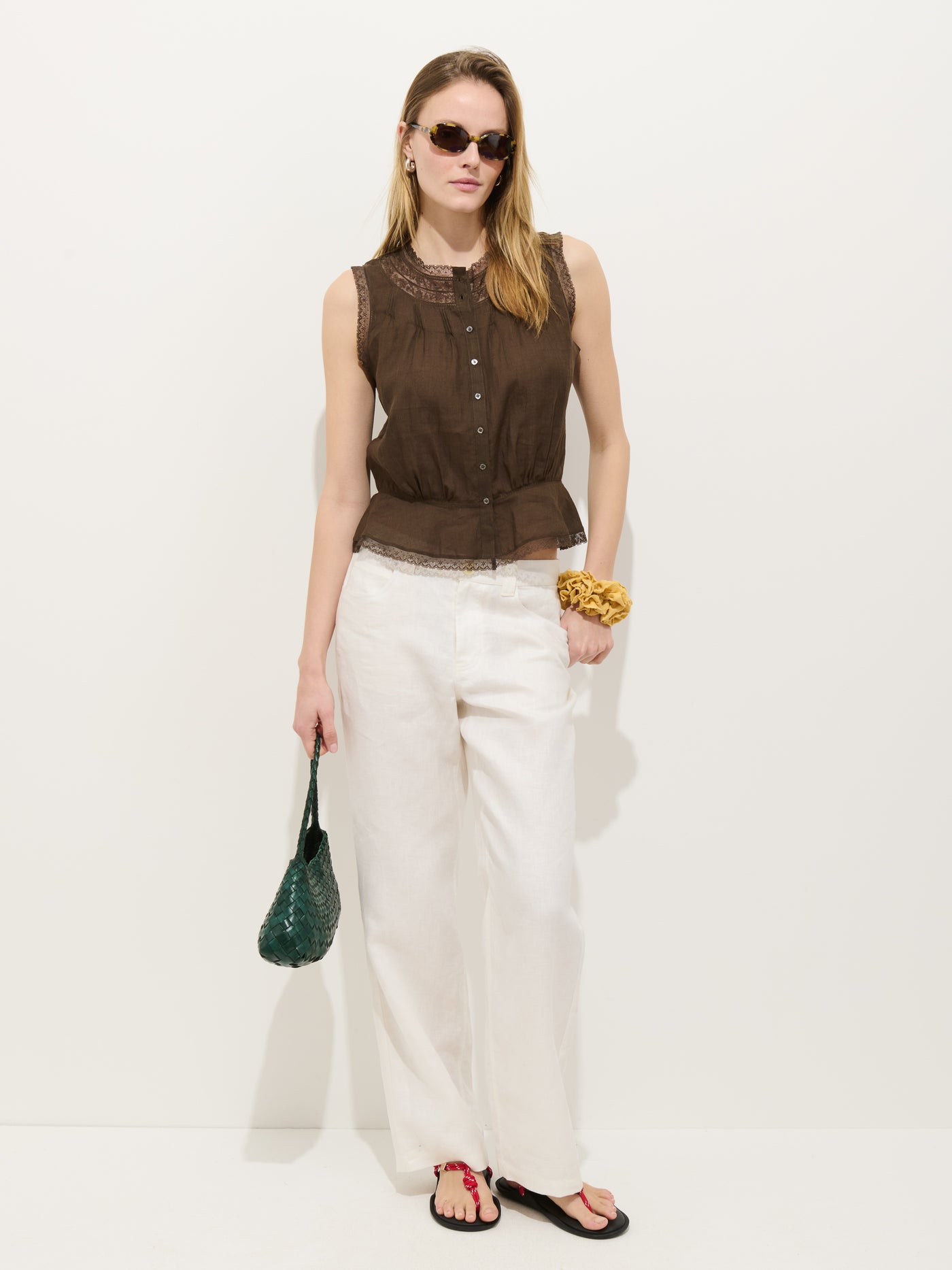 Collette Top In Ramie