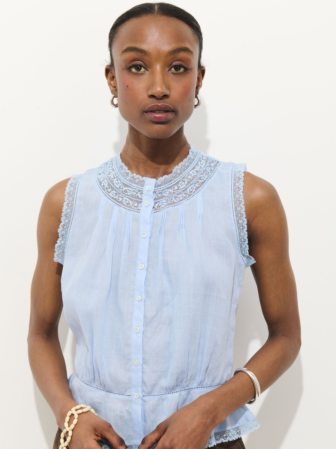 Collette Top In Ramie