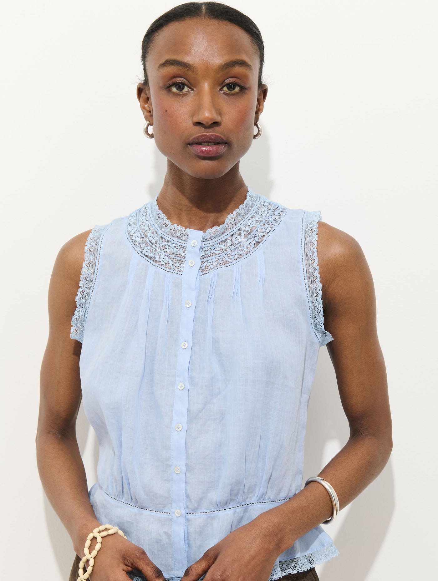 Collette Top In Ramie