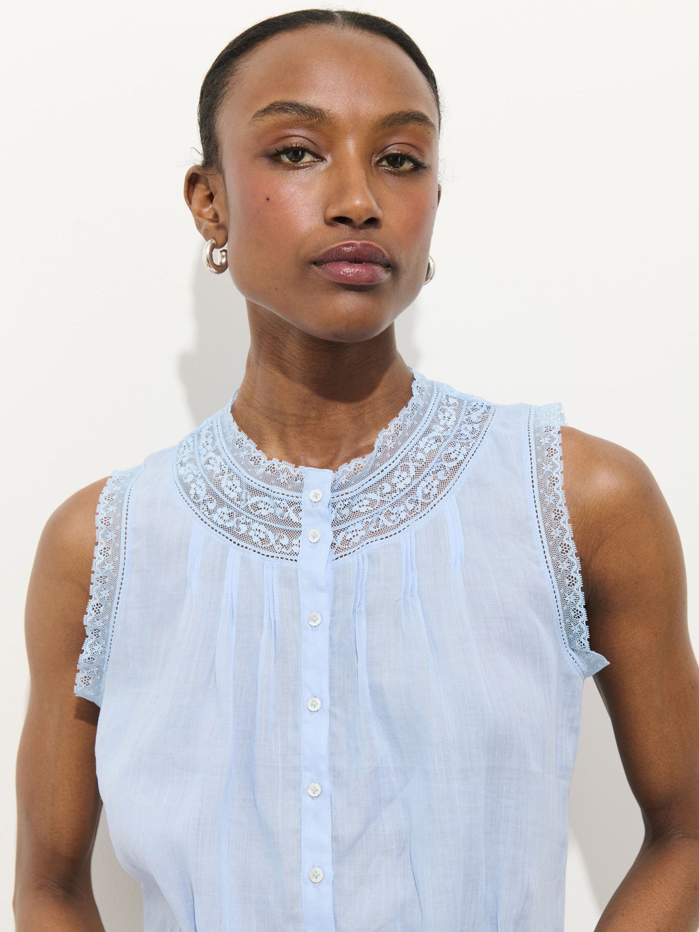 Collette Top In Ramie