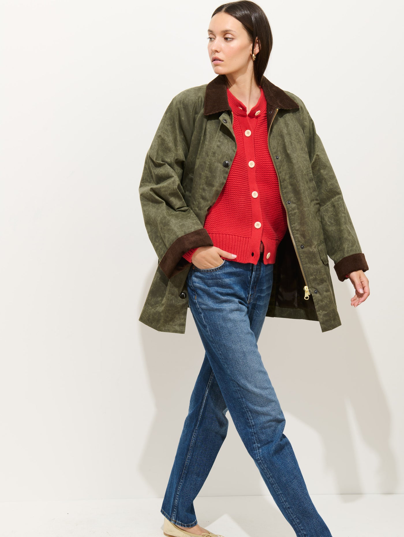 Chiltern Street Jacket In Waxed Cotton