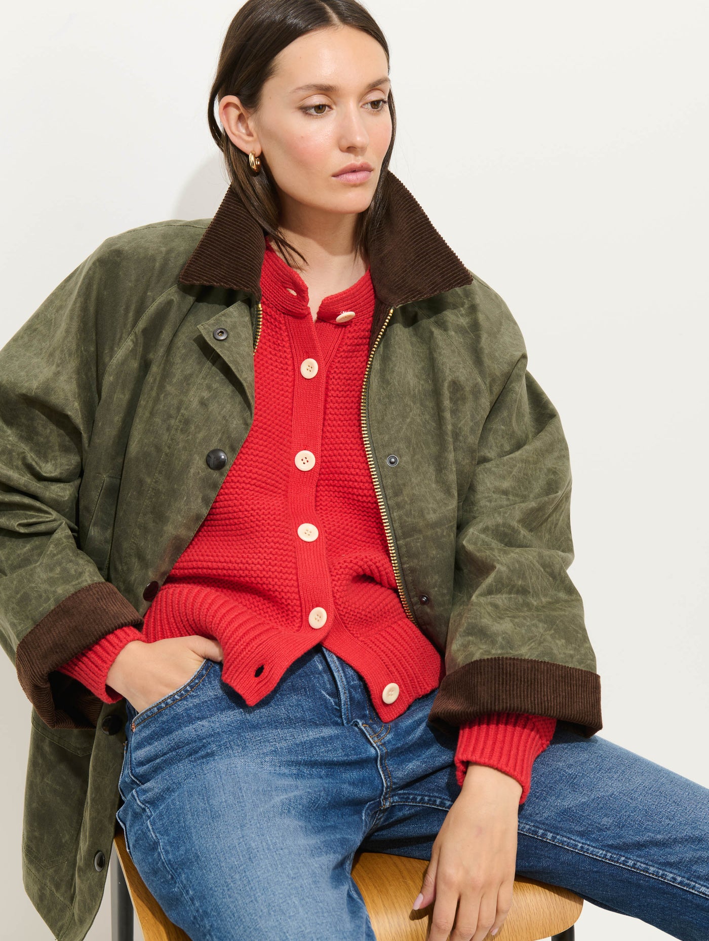 Chiltern Street Jacket In Waxed Cotton