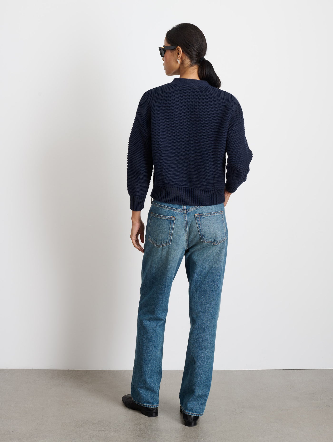 Nico Cardigan in Cotton Dark Navy / XXL | Alex Mill Nico Cardigan in Cotton Dark Navy / XXL | Alex Mill