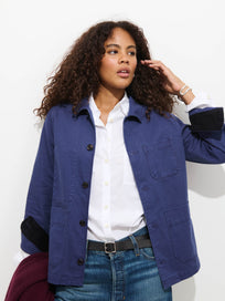 Britt Work Jacket In Herringbone