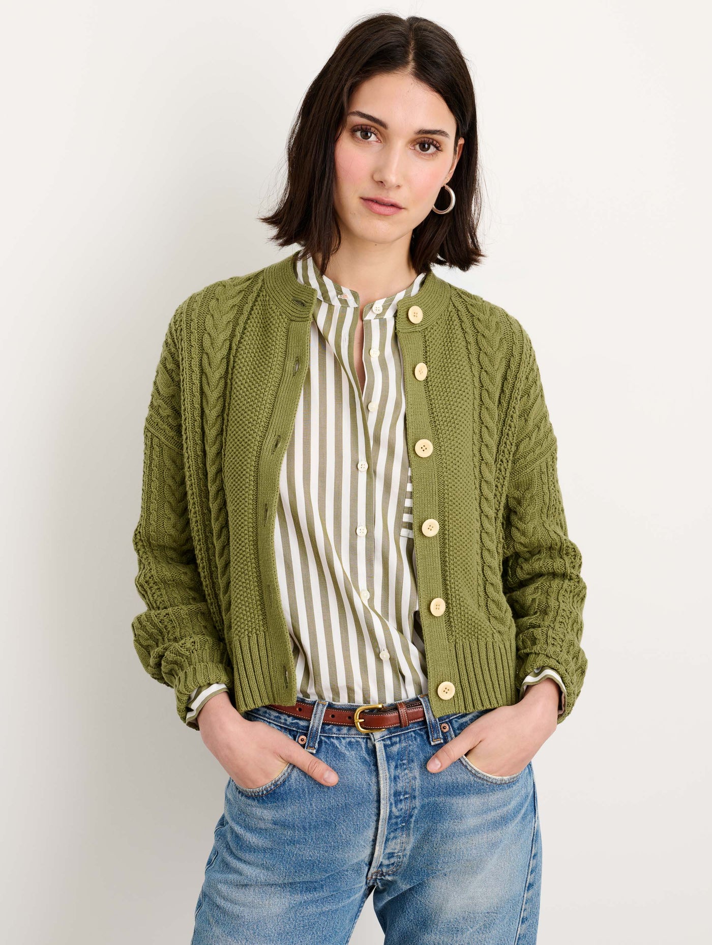 Cable Knit Nico Chunky Cardigan