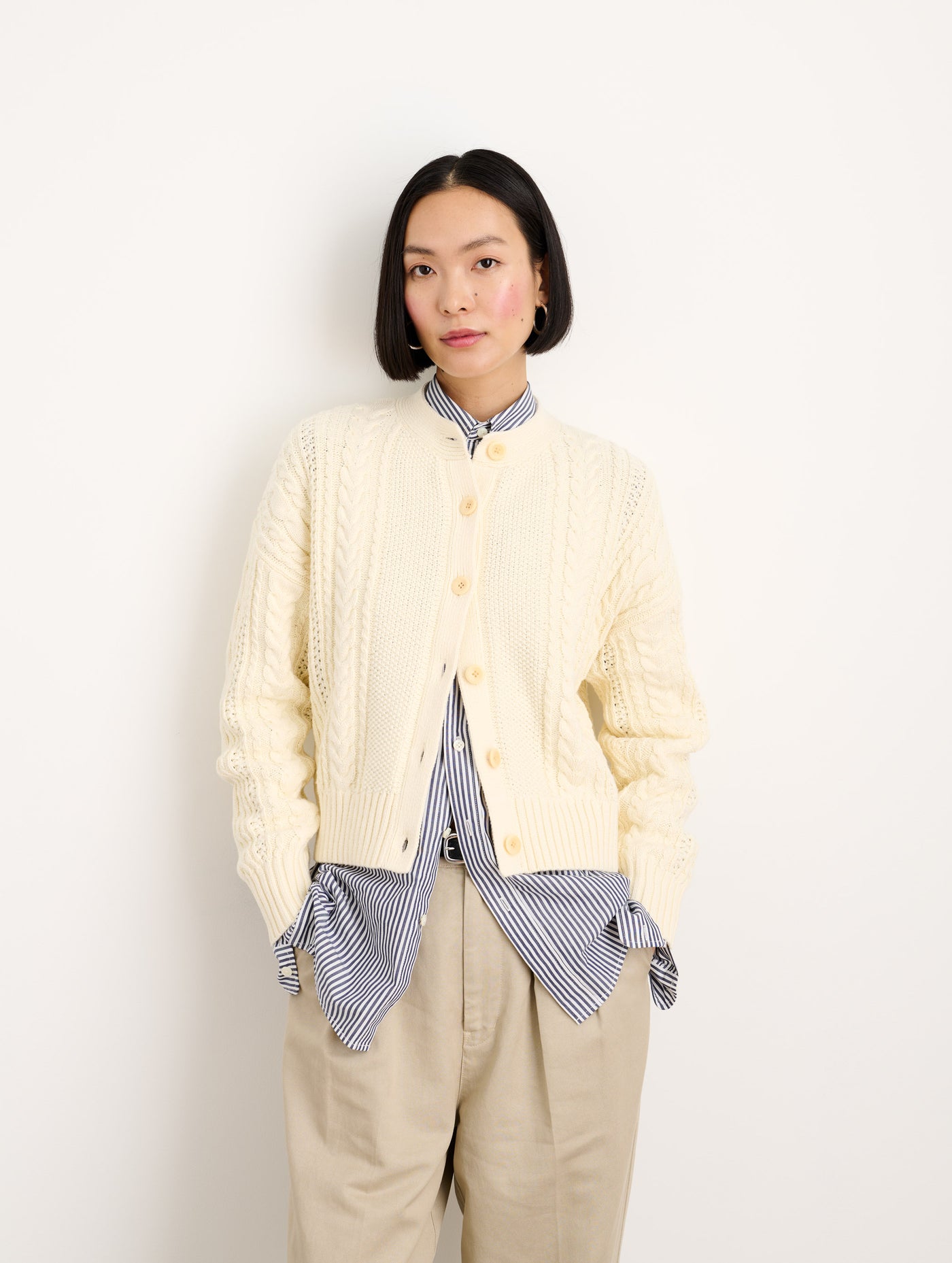 Cable Knit Nico Chunky Cardigan – Alex Mill