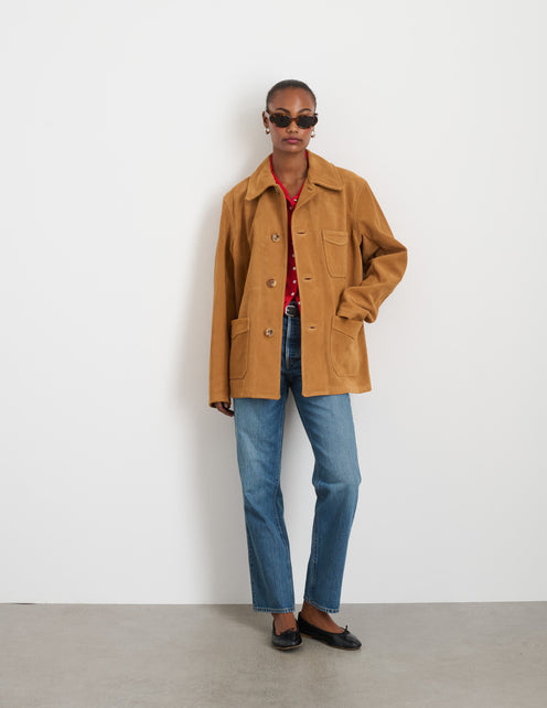 Owen Barry x Alex Mill Work Jacket in Suede