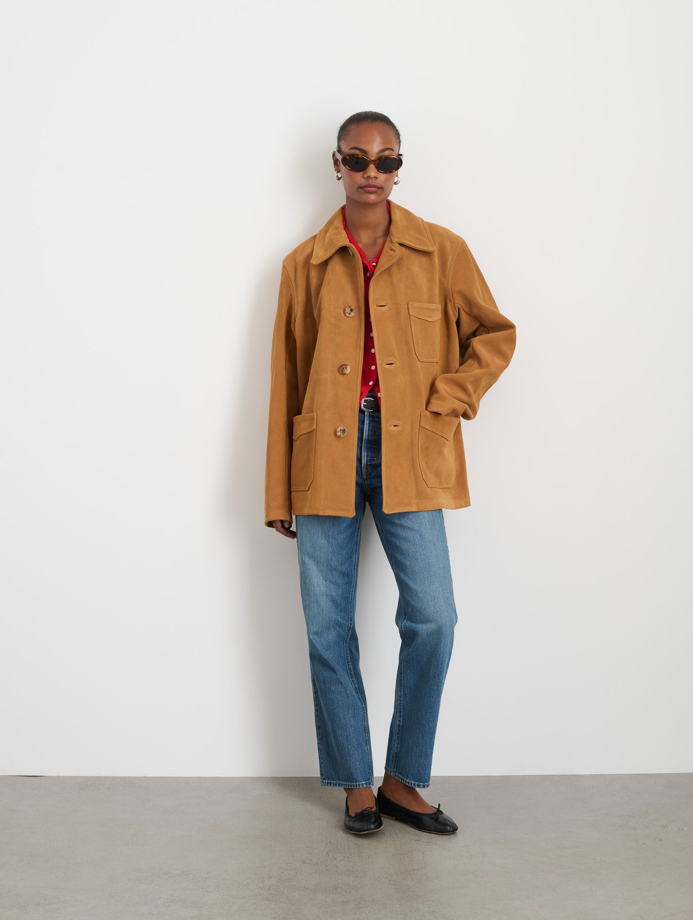 Owen Barry x Alex Mill Work Jacket in Suede