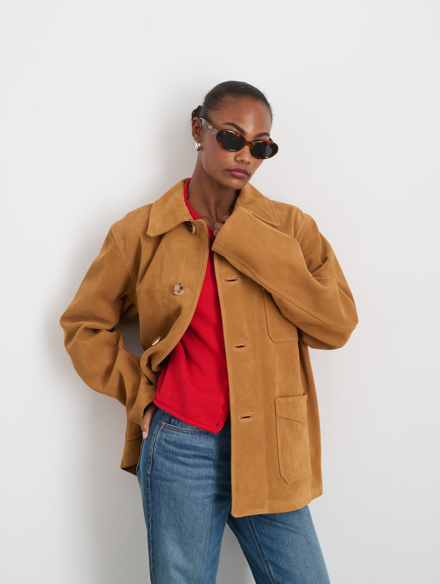 Owen Barry x Alex Mill Work Jacket in Suede