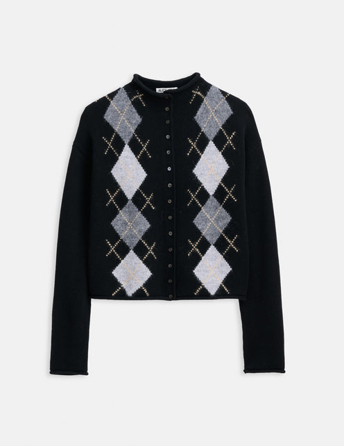 Taylor Argyle Cardigan