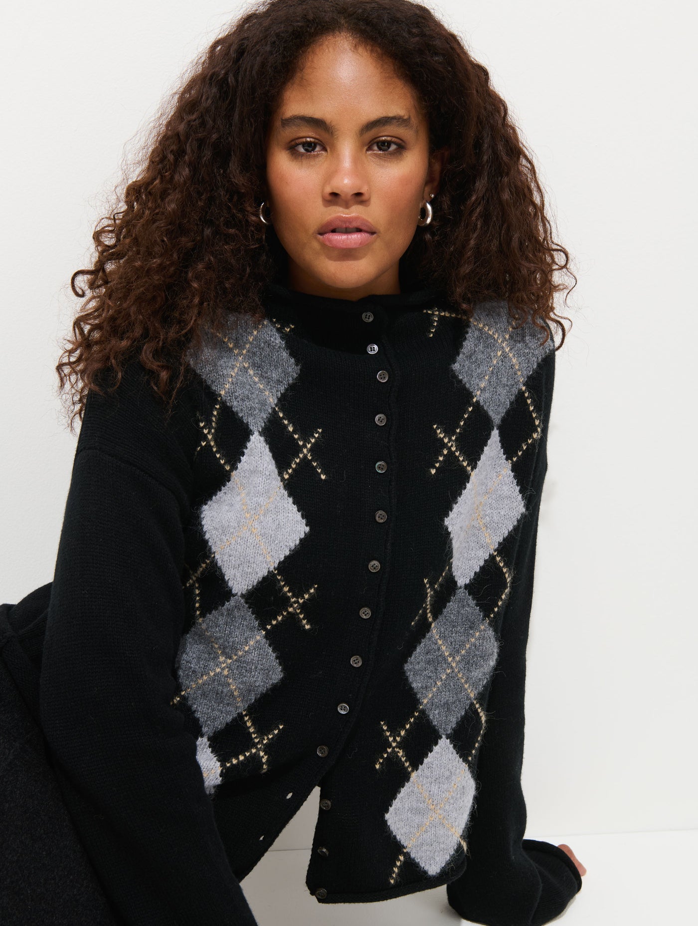 Taylor Argyle Cardigan