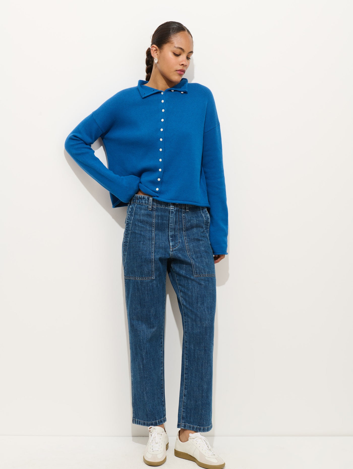 Taylor Cardigan In Cotton Cashmere