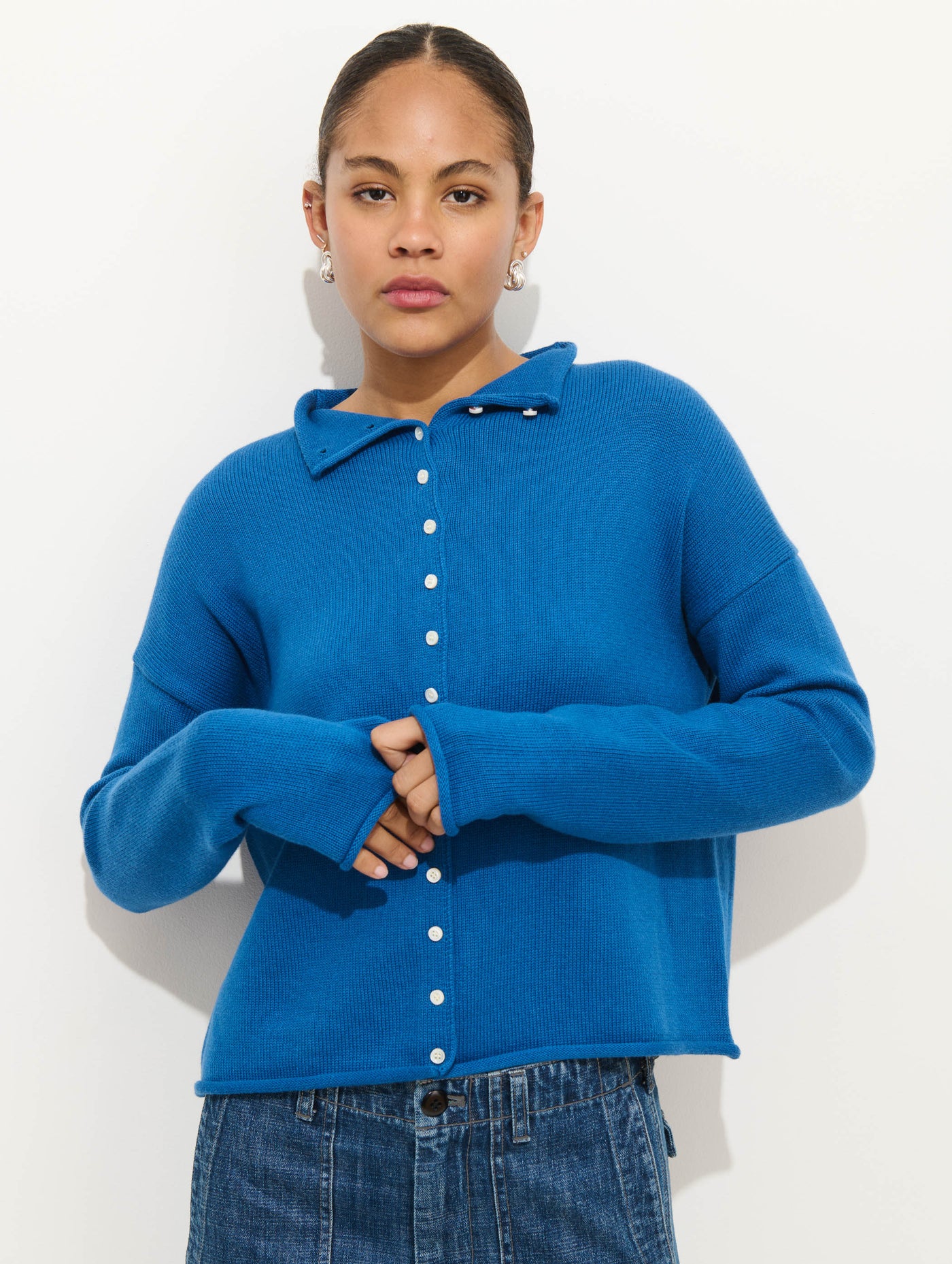 Taylor Cardigan In Cotton Cashmere