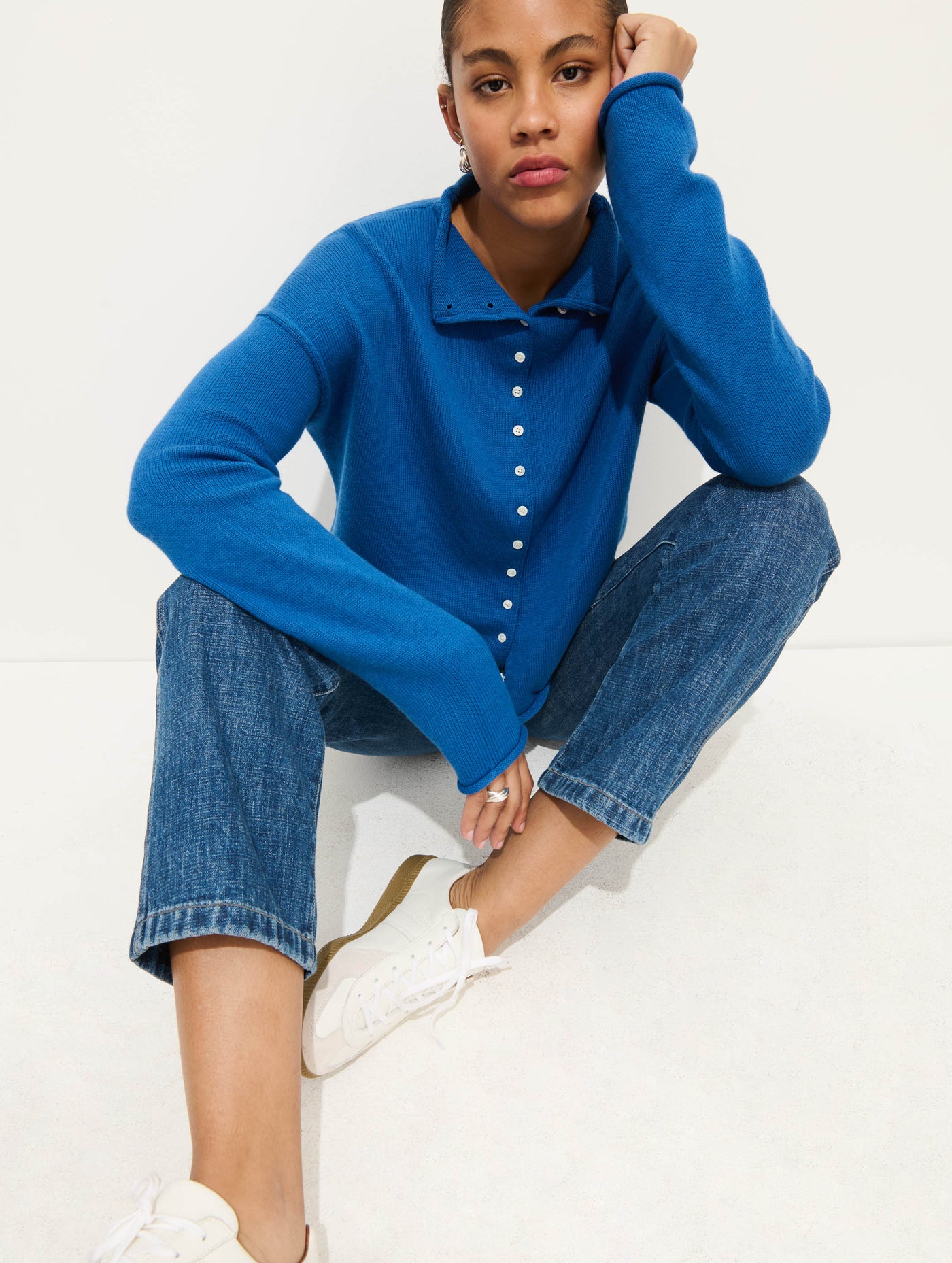 Taylor Cardigan In Cotton Cashmere