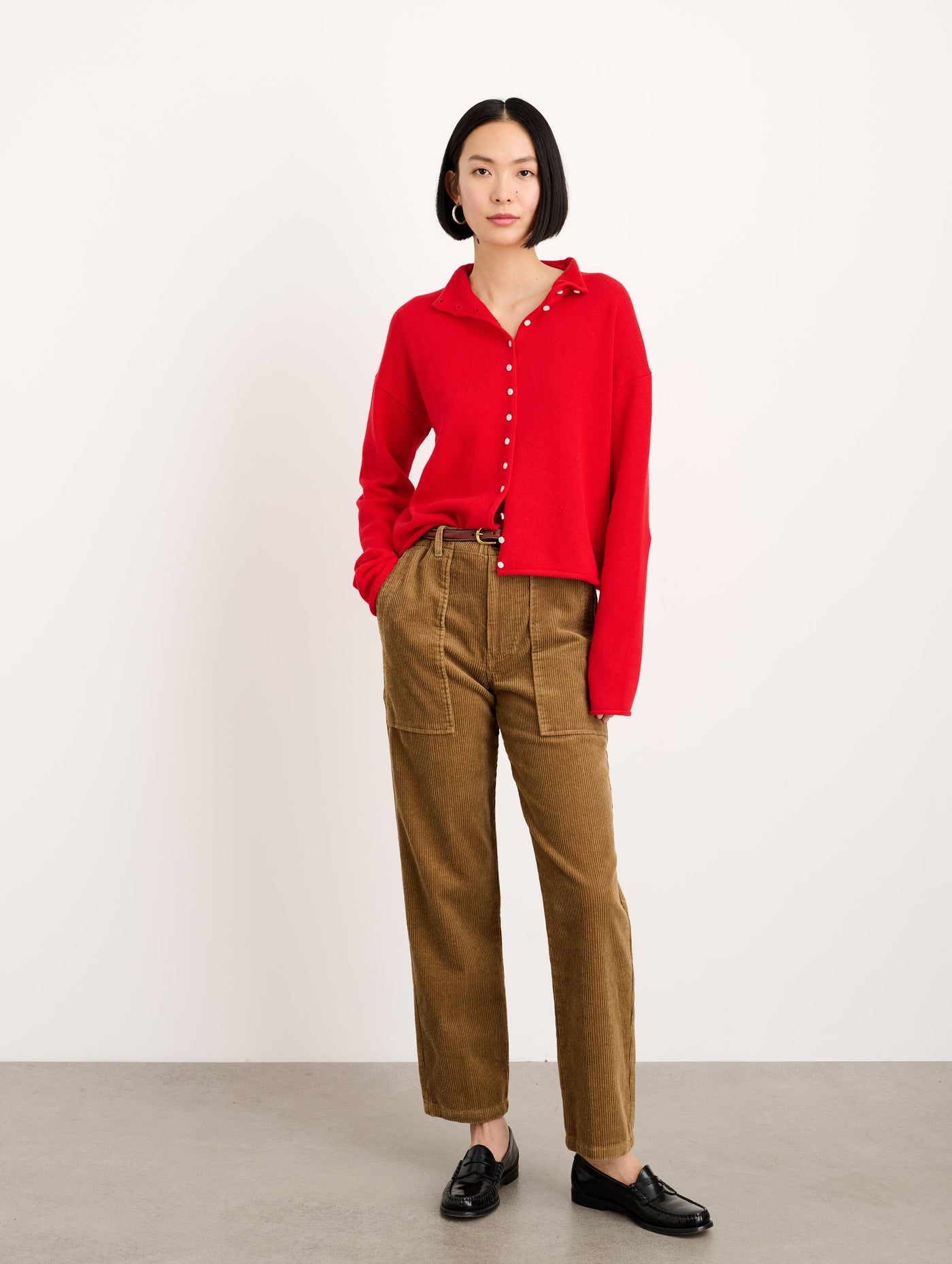 Taylor Cardigan In Cotton Cashmere