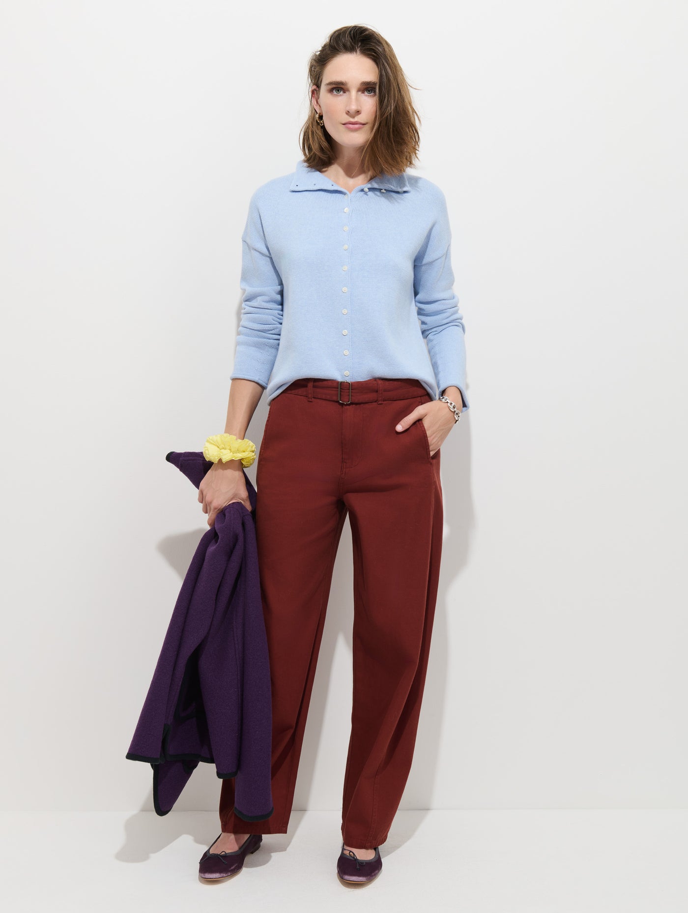 Taylor Cardigan in Cotton Cashmere