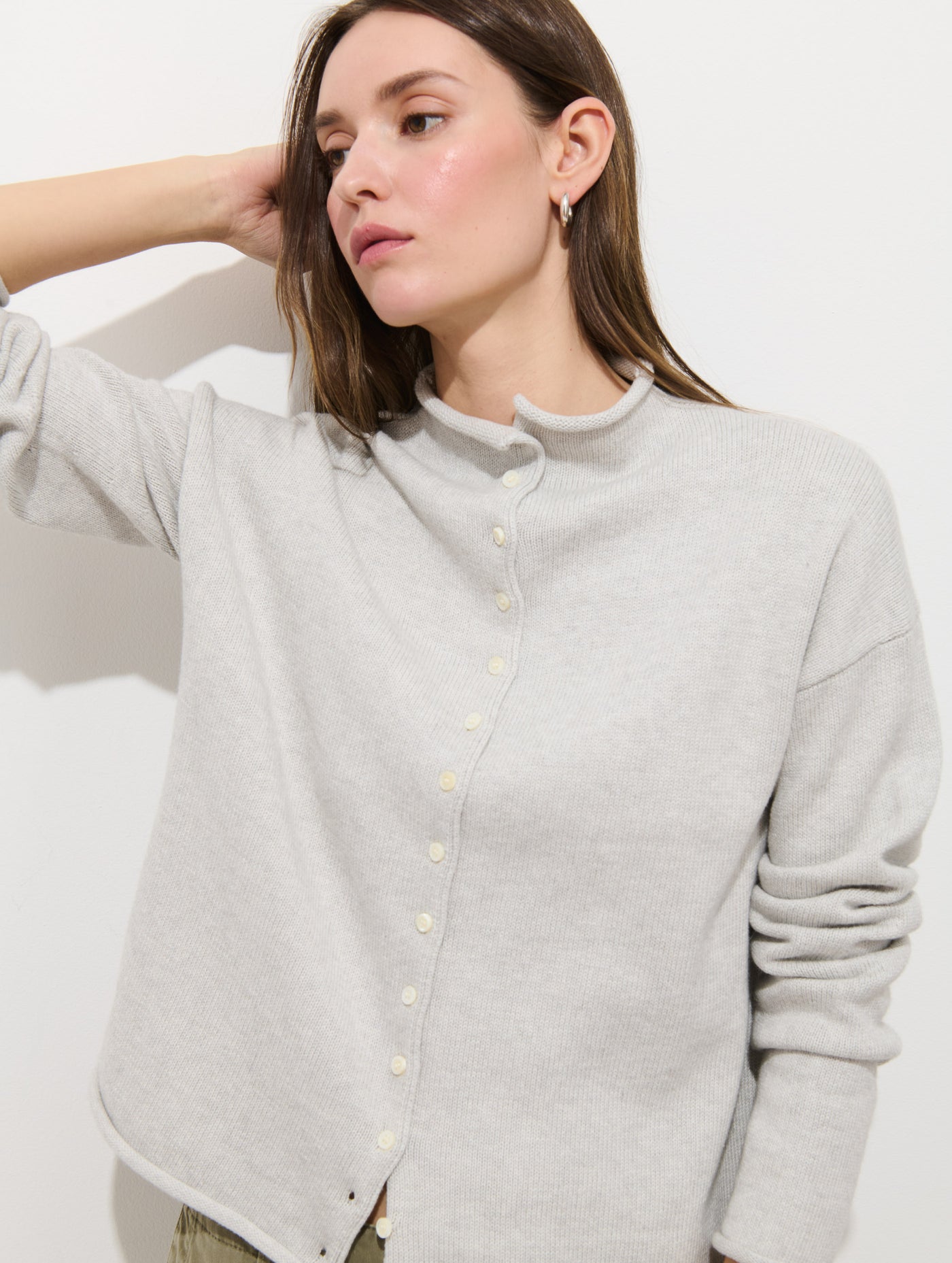 Taylor Cardigan In Cotton Cashmere
