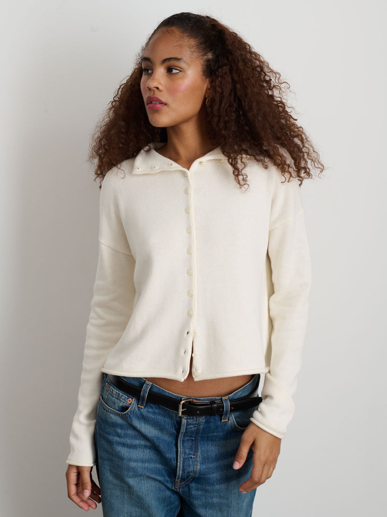 Taylor Cardigan In Cotton Cashmere