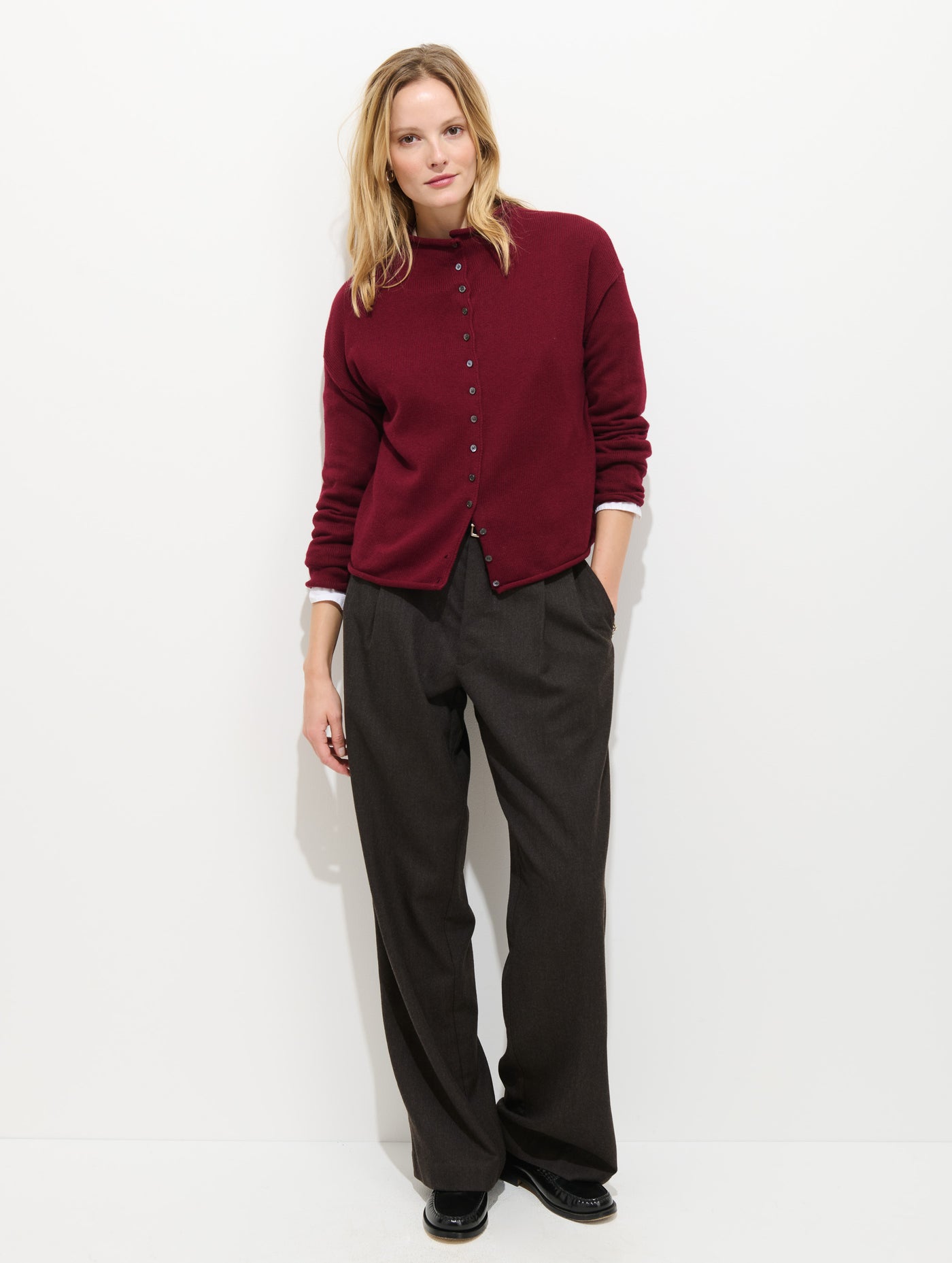 Taylor Cardigan In Cotton Cashmere