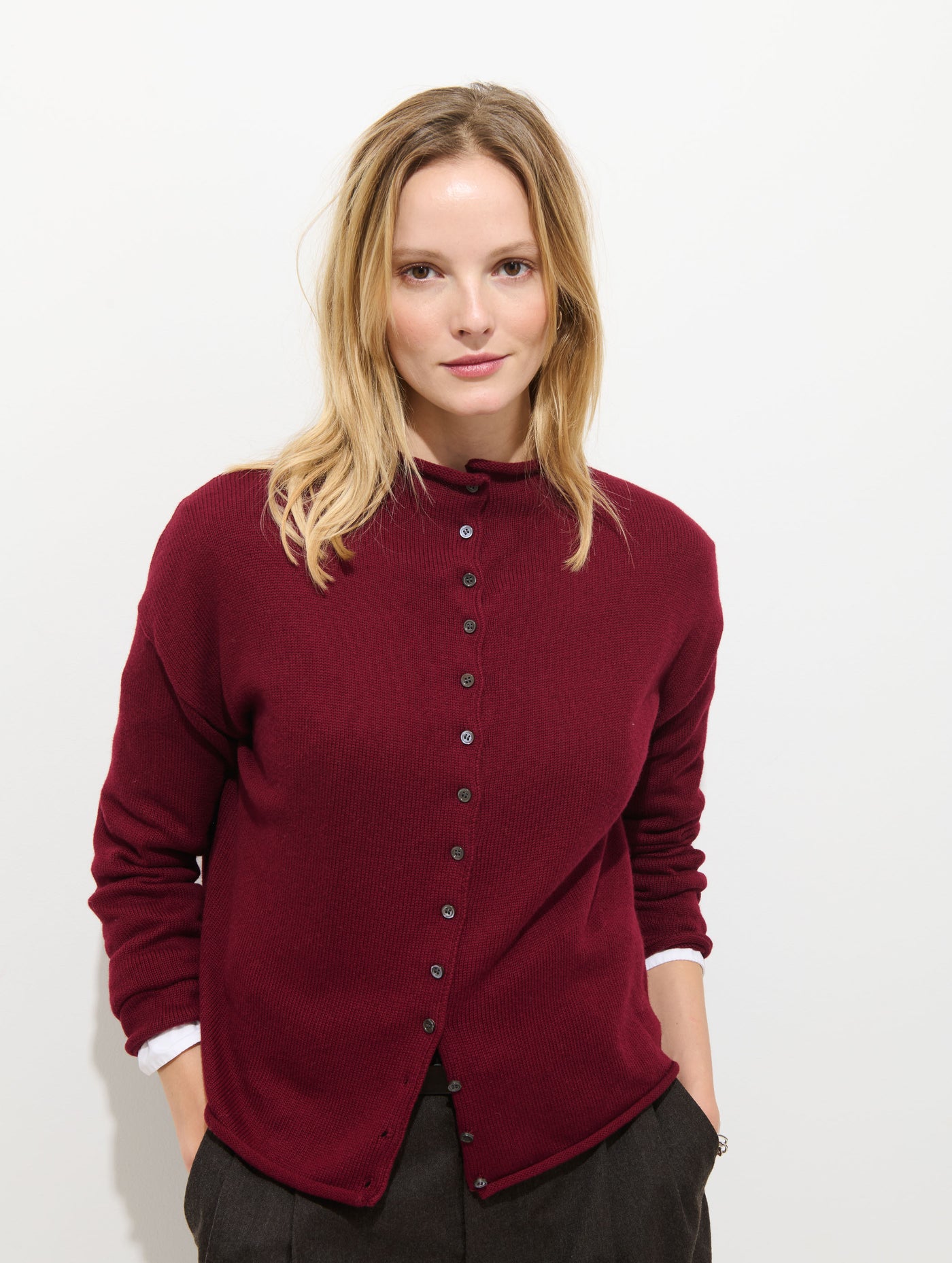 Taylor Cardigan In Cotton Cashmere