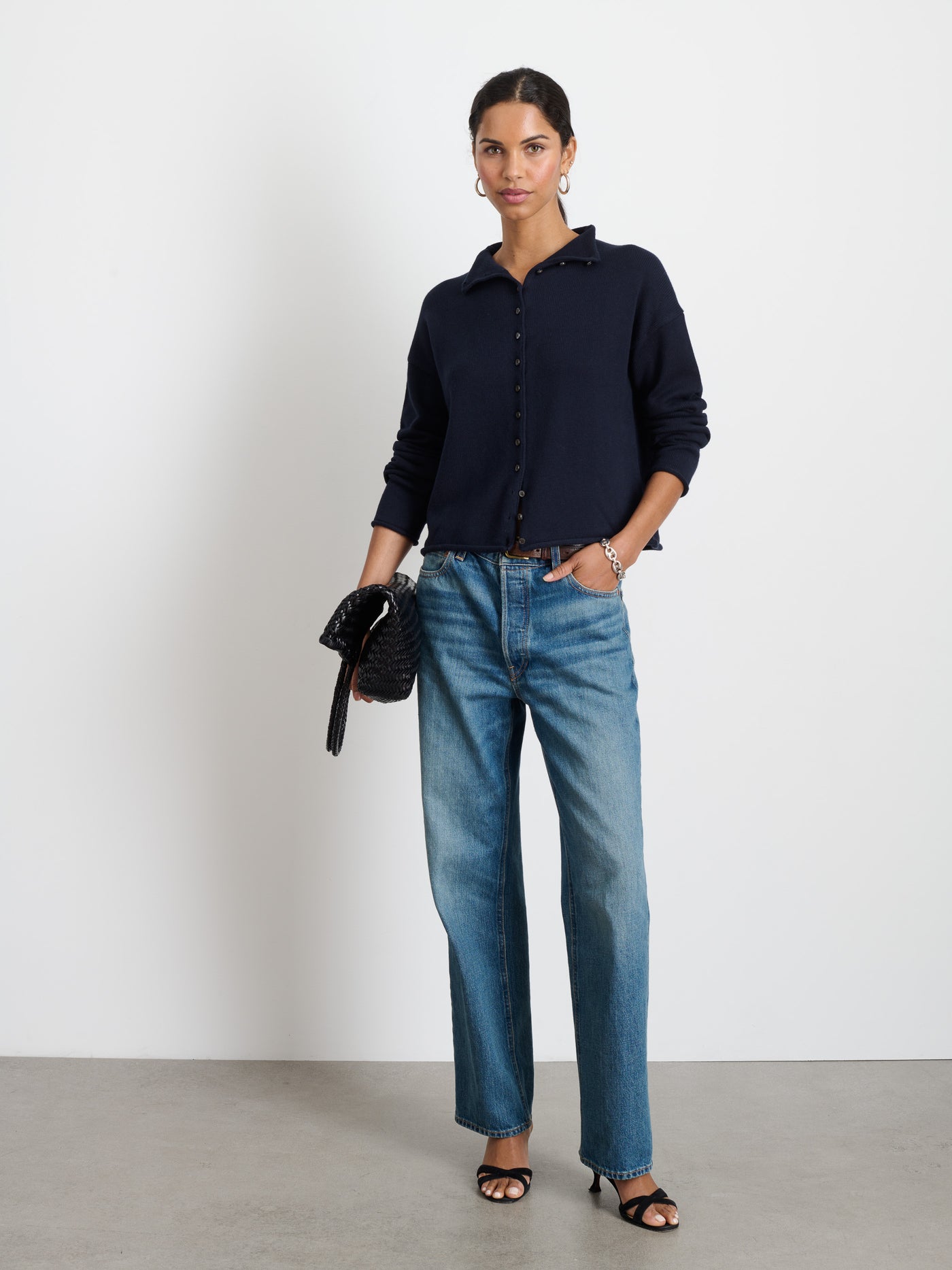 Taylor Cardigan in Cotton Cashmere