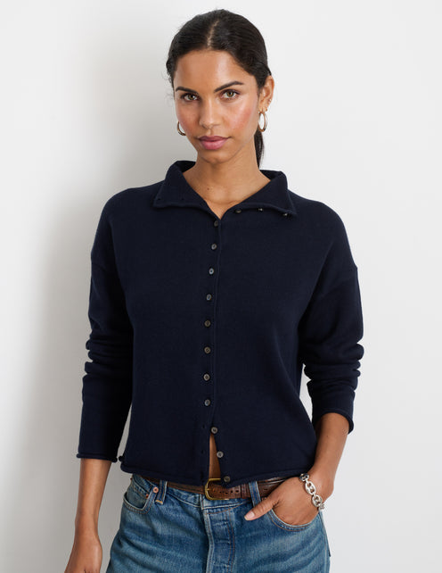 Taylor Cardigan In Cotton Cashmere