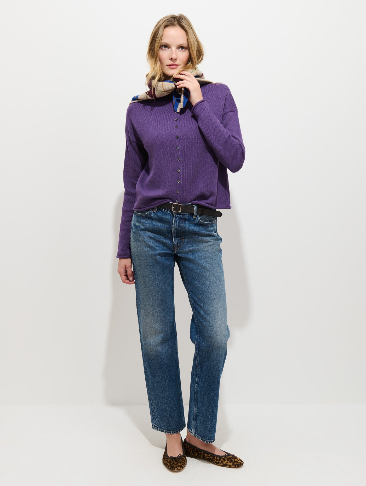 Taylor Cardigan in Cotton Cashmere