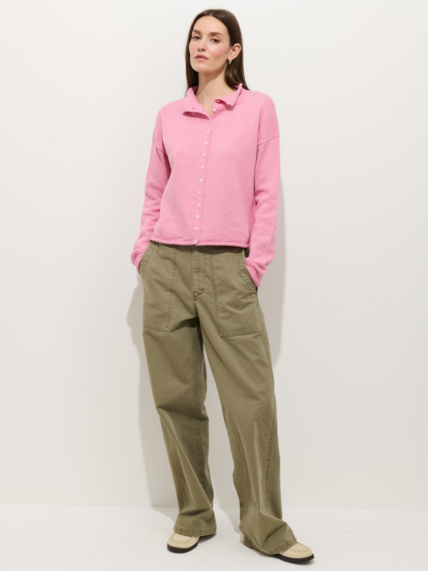 Taylor Cardigan in Cotton Cashmere