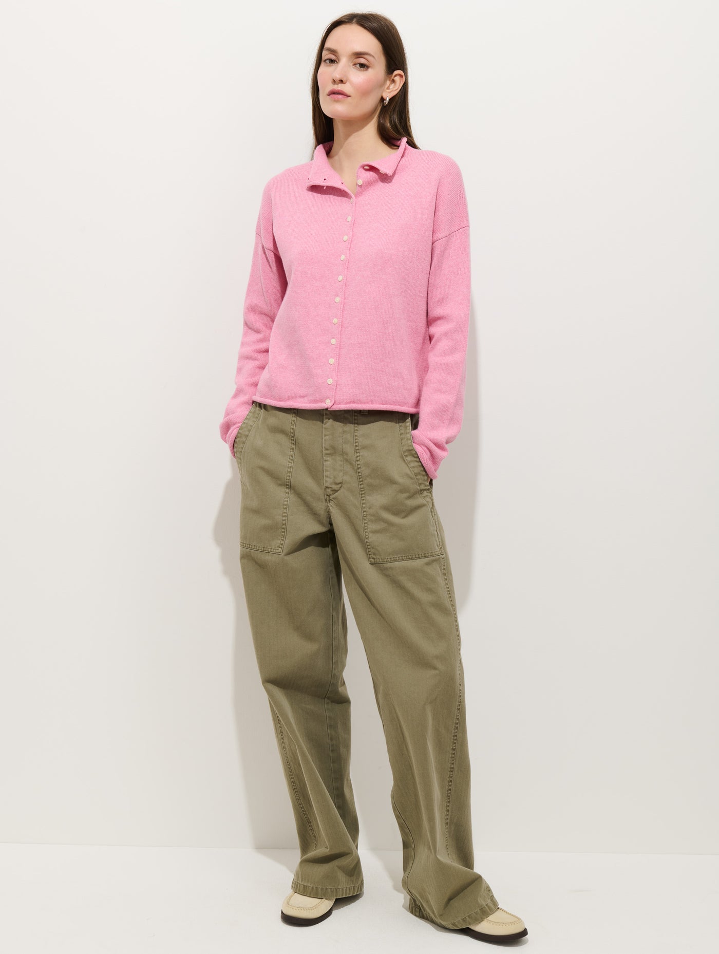 Taylor Cardigan In Cotton Cashmere