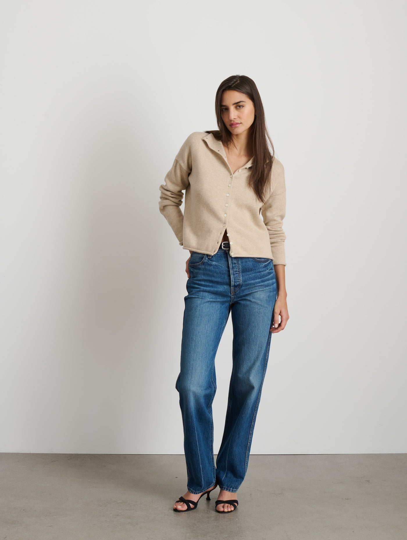 Taylor Cardigan In Cotton Cashmere