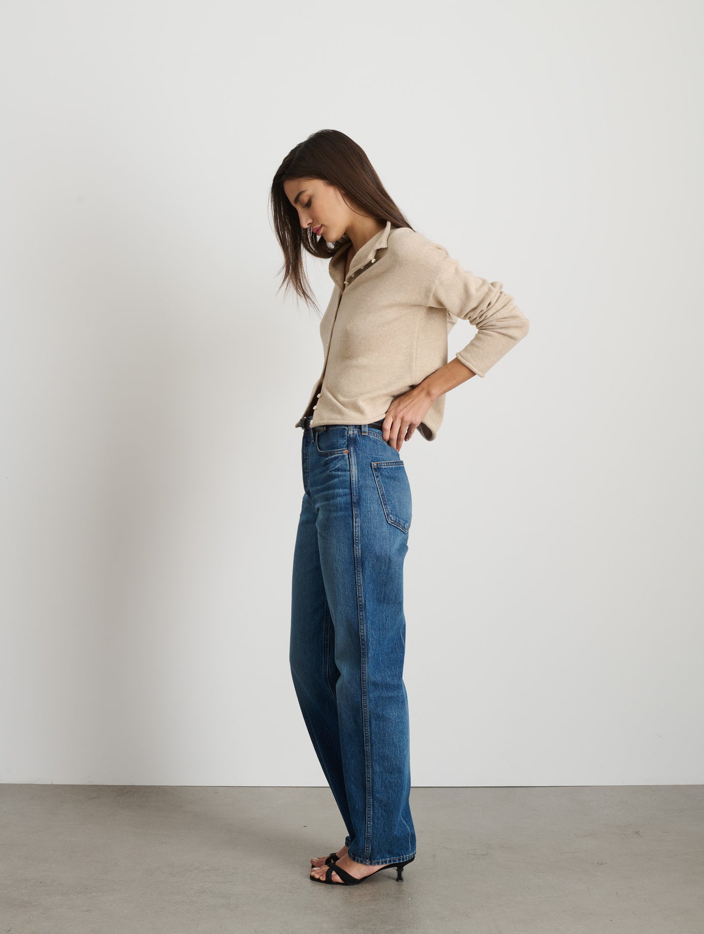 Taylor Cardigan In Cotton Cashmere