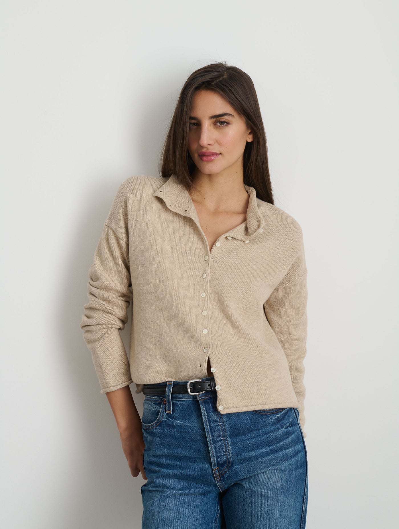 Taylor Cardigan In Cotton Cashmere