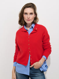 Taylor Cardigan in Washed Cashmere