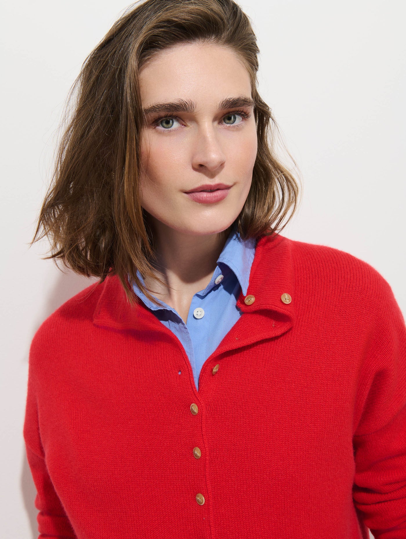 Taylor Cardigan in Washed Cashmere