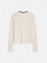 Ava Sweater Tee In Ivory
