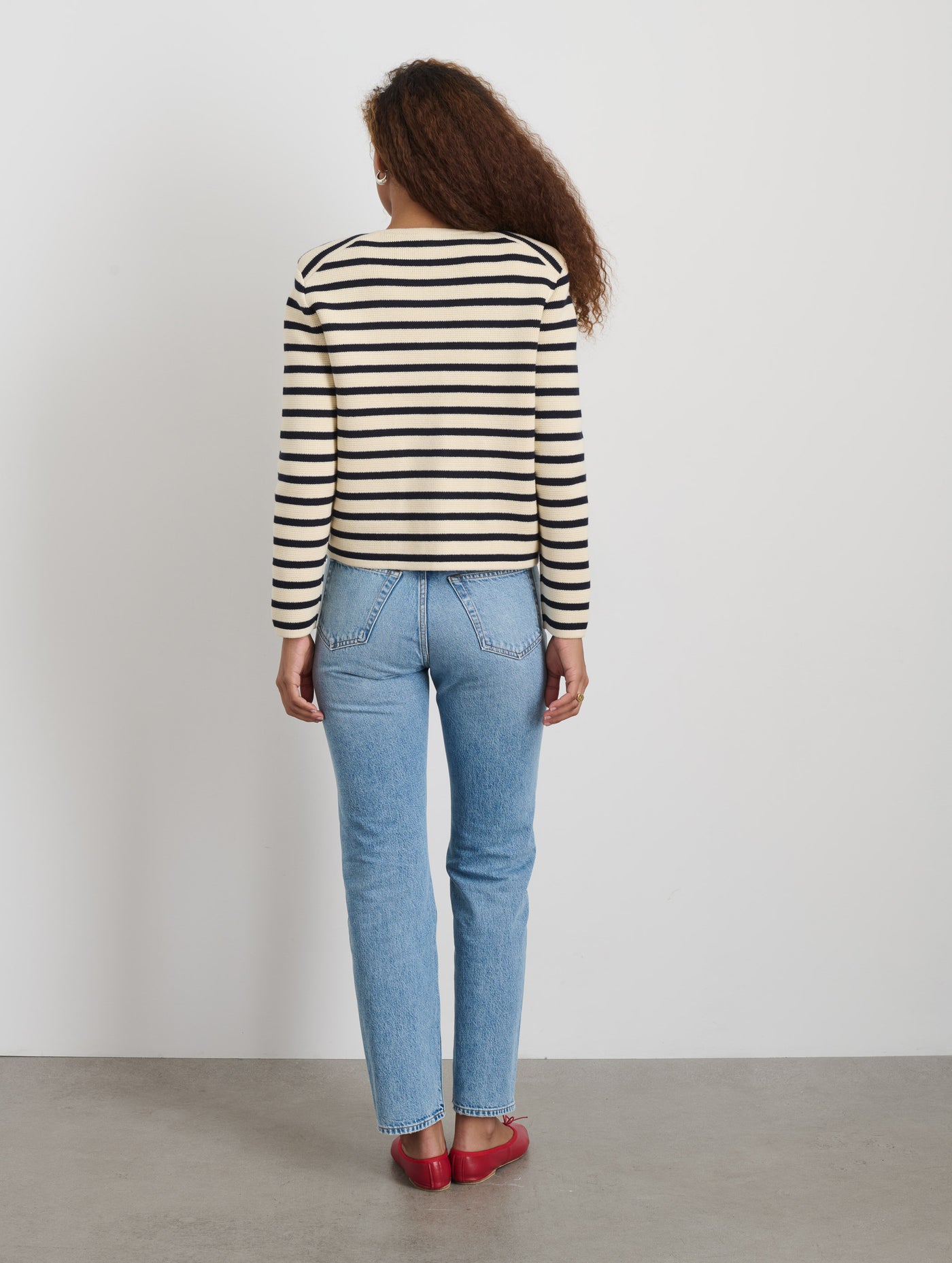 Paris Sweater Jacket in Stripe