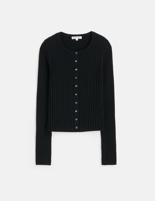 Kristin Ribbed Cardigan