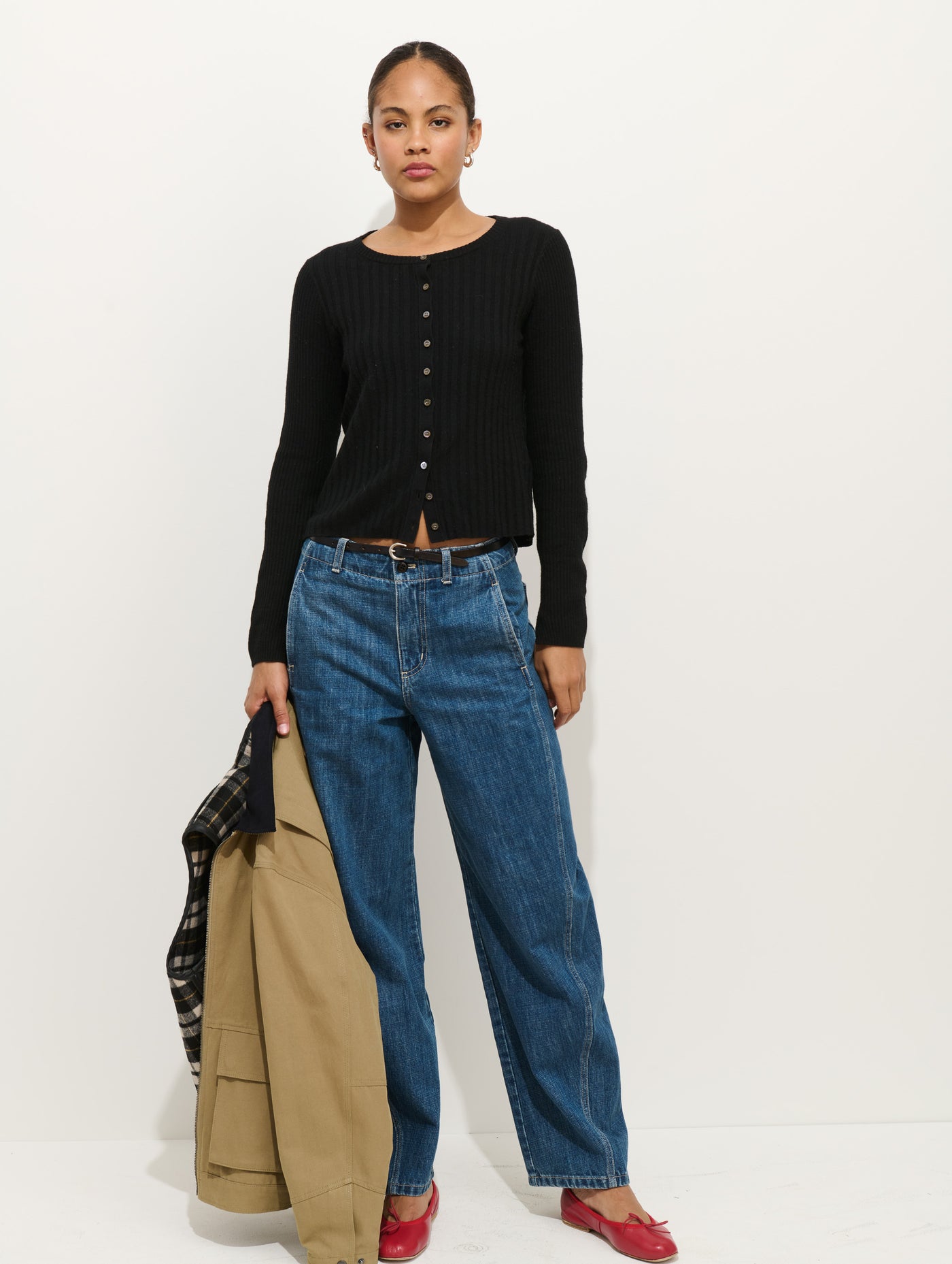 Kristin Ribbed Cardigan