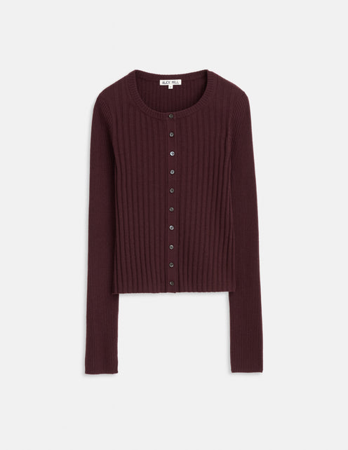 Kristin Ribbed Cardigan