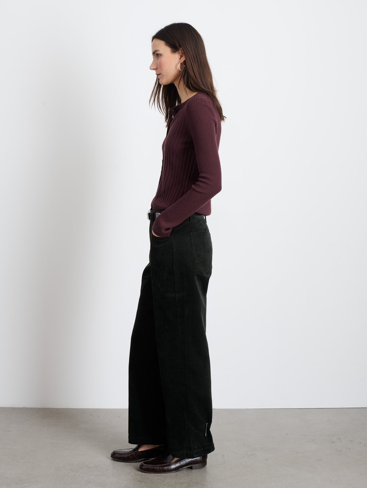 Kristin Ribbed Cardigan